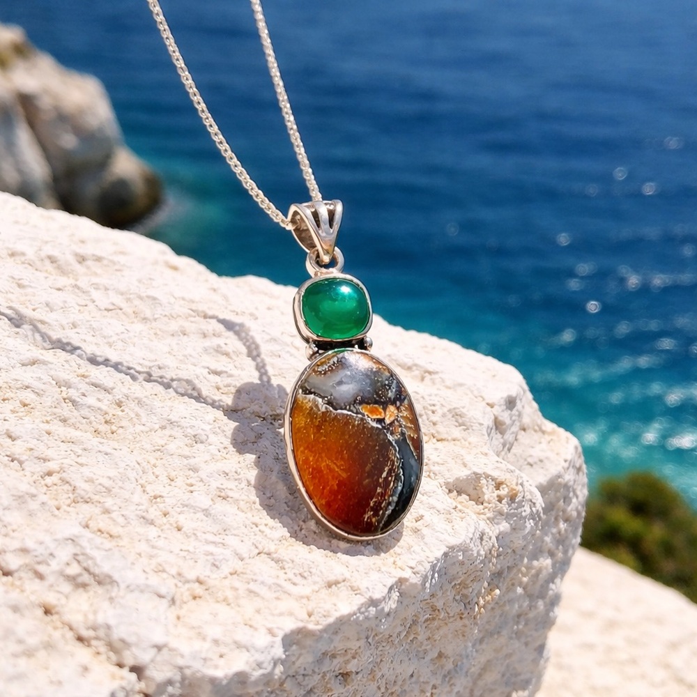 Tabu Jasper & Onyx Necklace